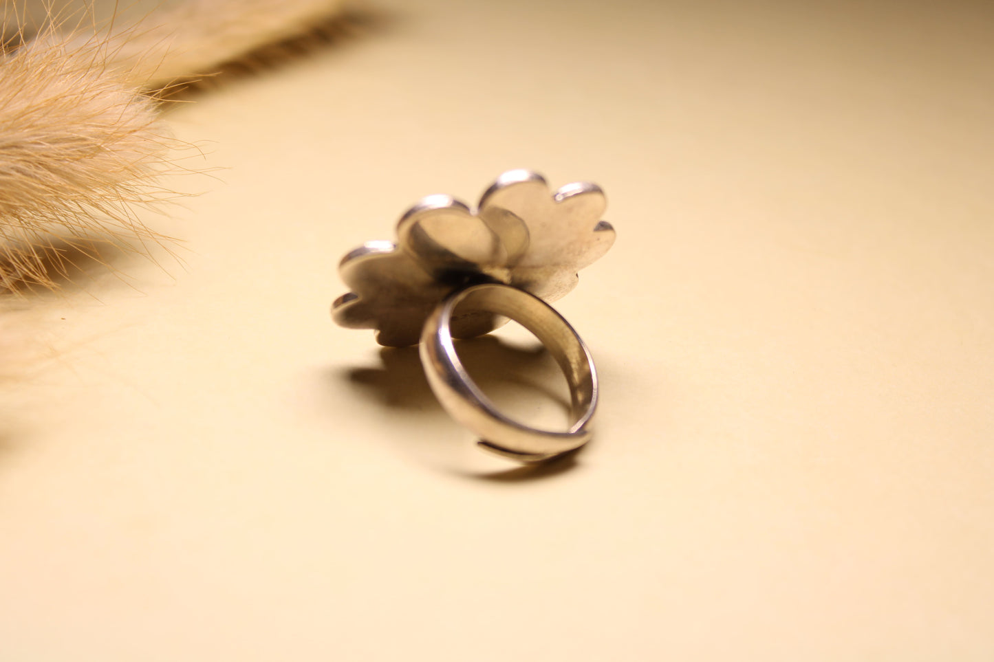Floral Heritage Silver Ring