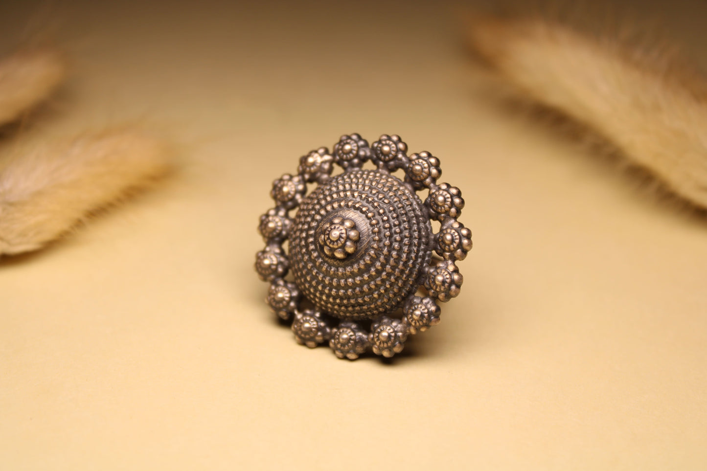 Heritage Dome Silver Ring