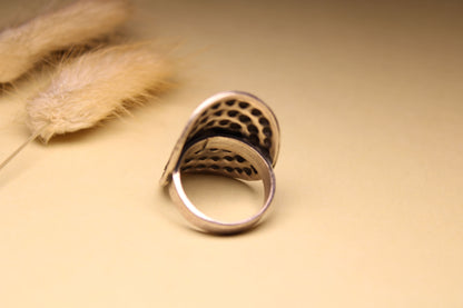 Concentric Heritage Silver Ring