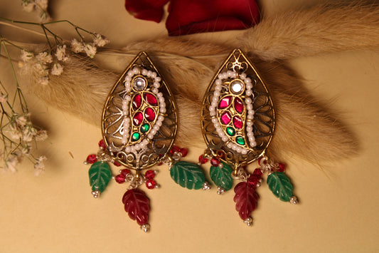 Pushp Pallav Drop Earrings
