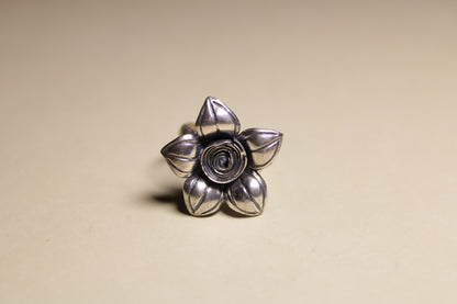 Blooming Lotus Spiral Ring